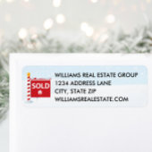 Sold Sign Real Anwesen Weihnachtsansprache