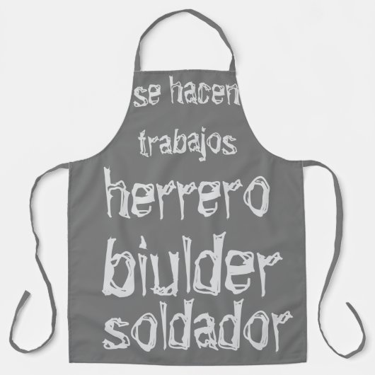 Soldador Schürze, Herero, Schürze (Vorderseite)