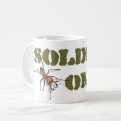 Soldat auf Tasse (Vorderseite Links)