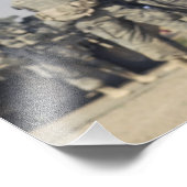 Soldat bewaffnet mit einem MK-48 Fotodruck (Ecke)