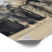 Soldat bewaffnet mit einem MK-48 Poster (Ecke)