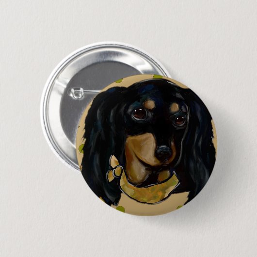 Soldat-Dackel Button (Vorne & Hinten)