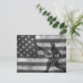 Soldat danke Ihnen Postcard Postkarte (Stehend Vorderseite)