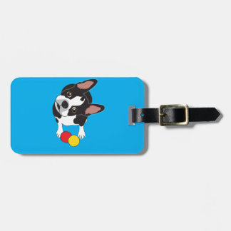 Soldat das Boston Terrier Gepäckanhänger