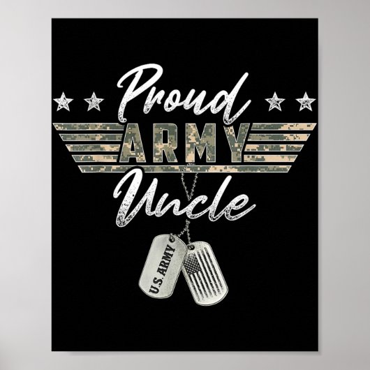 Soldat der amerikanischen Armee Poster (Vorne)