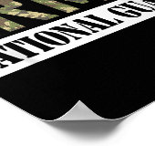 Soldat der Armee Poster (Ecke)