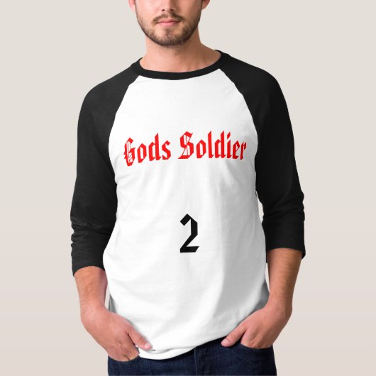 Soldat der Gott-Armee T-Shirt (Vorderseite)