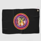 Soldat der Proud Army Veteran Field Artillery Golfhandtuch (Horizontal)