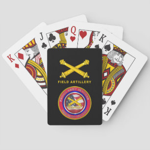 Soldat der Proud Army Veteran Field Artillery Spielkarten