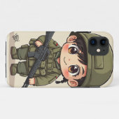 Soldat Der Soldat wurde scharf geäußert. Case-Mate iPhone Hülle (Rückseite (Horizontal))