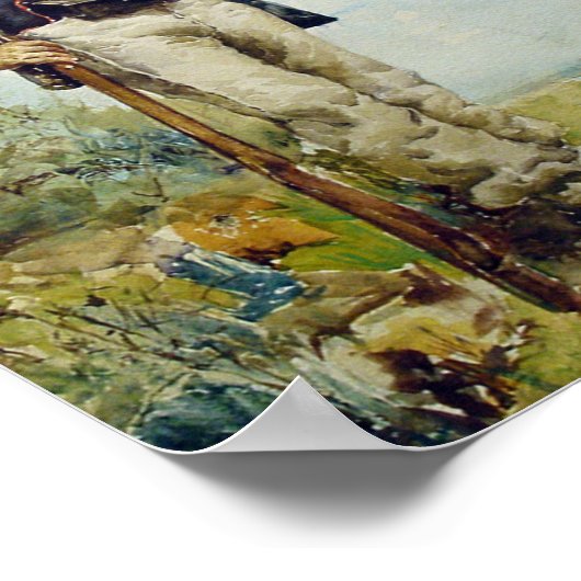 Soldat der zivilen Kriegszeit Poster (Ecke)