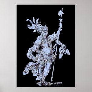 Soldat des 17. Jahrhunderts Poster