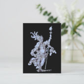 Soldat des 17. Jahrhunderts Postkarte (Stehend Vorderseite)