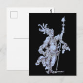 Soldat des 17. Jahrhunderts Postkarte (Vorne/Hinten)
