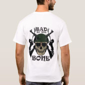 Soldat des Militärskulls Herrenhemd T-Shirt (Rückseite)