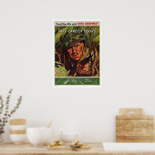 Soldat des Zweiten Weltkriegs - Vintager Patriotis Poster (Küche)
