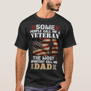 Soldat Ehrendienst Amerika Leute nennen mich Veter T-Shirt