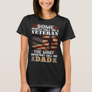 Soldat Ehrendienst Amerika Leute nennen mich Veter T-Shirt