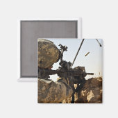 Soldat engagiert feindliche Kräfte Magnet (Vorderseite/Rückseite)