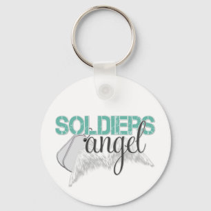 Soldat-Engels-Grün Schlüsselanhänger