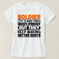 Soldat ich versuche, Dinge Lustige Sprüche Soldat