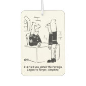 Soldat im Cartoon der französischen Auswärtigen Le Autolufterfrischer (Vorderseite)