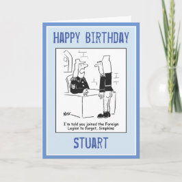 Soldat im Cartoon der französischen Auswärtigen Le Karte