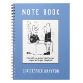 Soldat im Cartoon der französischen Auswärtigen Le Notizblock (Vorderseite)