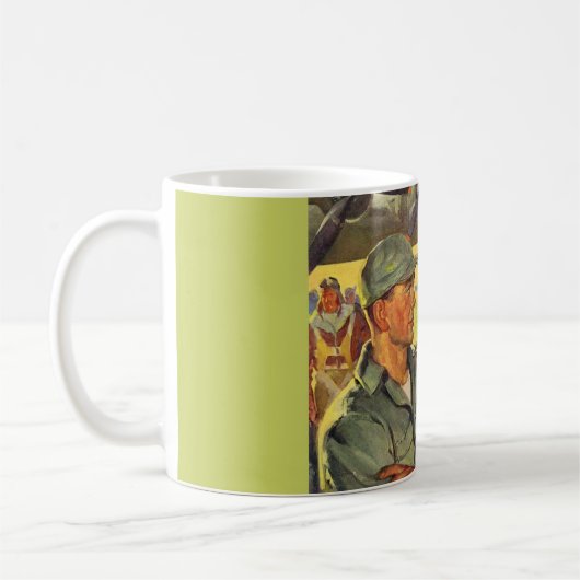 Soldat im Zweiten Weltkrieg trifft Segler Kaffeetasse (Links)