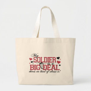 Soldat ist eine große Sache Jumbo Stoffbeutel