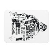 Soldat Jesu Christi - Christliche Glaubensarmee Magnet (Horizontal)