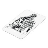 Soldat Jesu Christi - Christliche Glaubensarmee Magnet (Linke Seite)