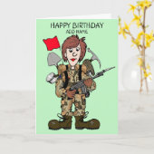 Soldat Karte (Gelbe Blume)