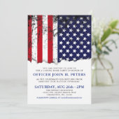 Soldat kommt Ankündigung des Zuhause Party| Einlad (Stehend Vorderseite)