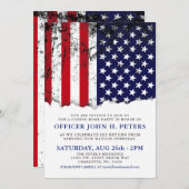 Soldat kommt Ankündigung des Zuhause Party| Einlad (Vorne/Hinten)