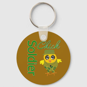 Soldat-Küken Schlüsselanhänger