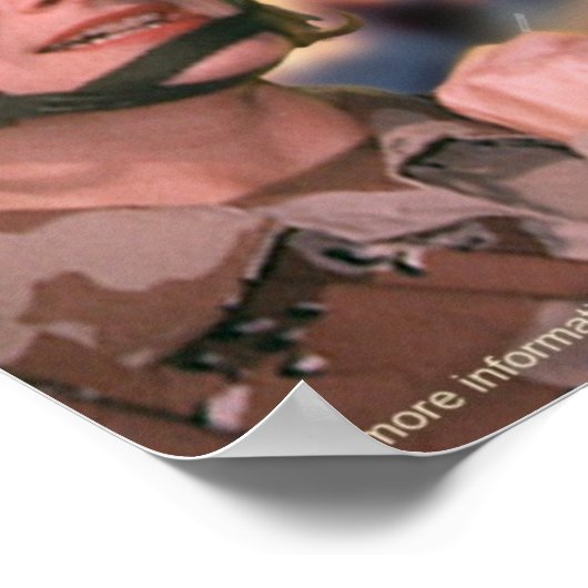 Soldat-Mama-Poster (extra klein) Poster (Ecke)