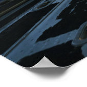 Soldat mit 10. Special Forces Group Salutes Poster (Ecke)