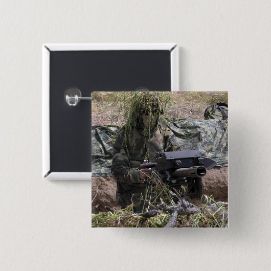 Soldat mit Granatwerfer MK-19 Button (Vorne & Hinten)