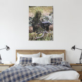 Soldat mit Granatwerfer MK-19 Leinwanddruck (Insitu (Schlafzimmer))