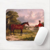 Soldat mit Offizierspferd Mousepad (Mit Mouse)