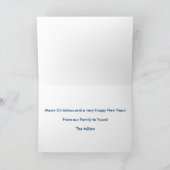 Soldat-Nacht Feiertagskarte (Innenseite)