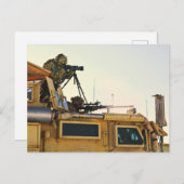 Soldat Postkarte (Vorne/Hinten)