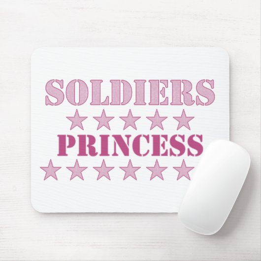 Soldat-Prinzessin Mousepad (Mit Mouse)