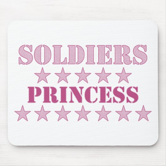 Soldat-Prinzessin Mousepad (Vorne)