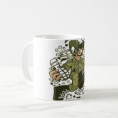 Soldat Running Kaffeetasse (Vorderseite Links)