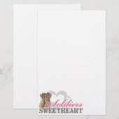 Soldat-Schatz Briefpapier (Vorne/Hinten)