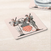 Soldat, Seeleute und US-Schild Rechteckiger Pappuntersetzer (angewinkelt)