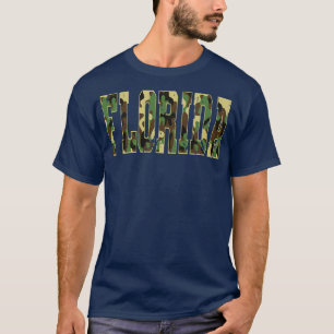 Soldat Staat der militärischen Camouflage Florida T-Shirt