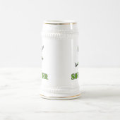 Soldat-Stickfigur Bierglas (Mittel)